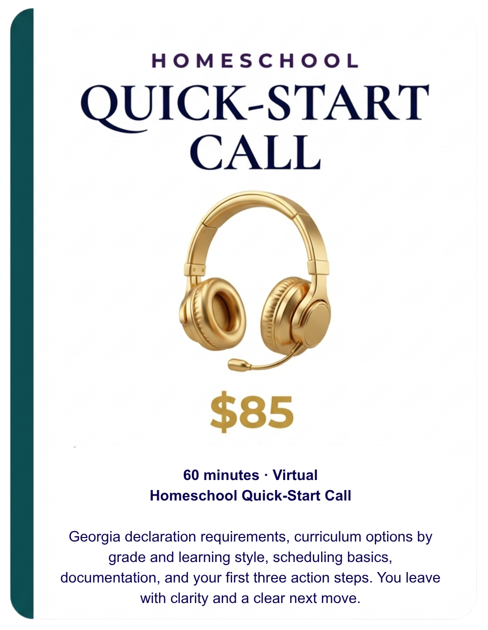 Homeschool Quick Start Homeschool Quick Start